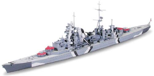 タミヤ(TAMIYA) 1/700 ウォーターラインシリーズ No.805 ドイツ海軍 巡洋戦艦 プリンツオイゲン プラモ..
