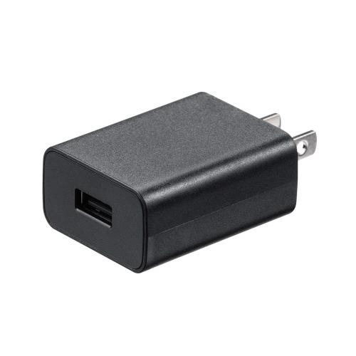 ���������쥯�� USB���Ŵ� 1�ݡ��� 2A PSE���� iPhone/���ޥ۽��� Ķ���� ����� �֥�å� 700-AC021BK