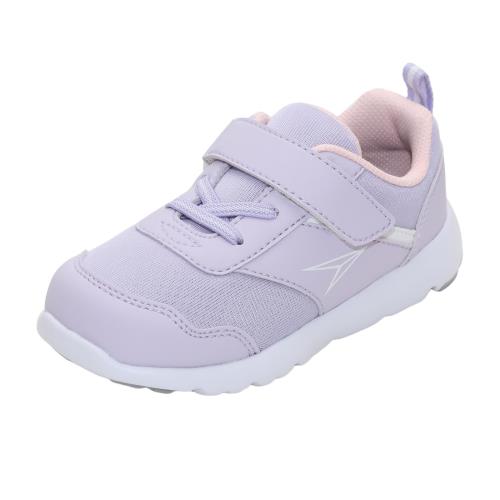 [シュンソク] スニーカー キッズ 男の子 女の子 子供靴 幅広 足育 軽量 14~22cm 3E 2E SKF 2580 2310 2420 ラベンダー 17.5 cm
