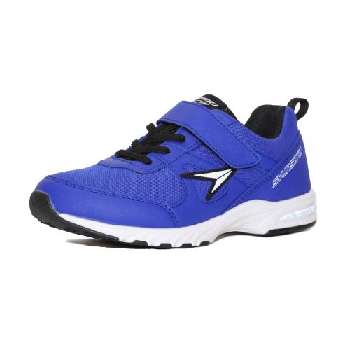 [シュンソク] スニーカー キッズ 男の子 女の子 子供靴 防水 軽量 17~26cm 2E SJJ 1800 ブルー 18.5 cm