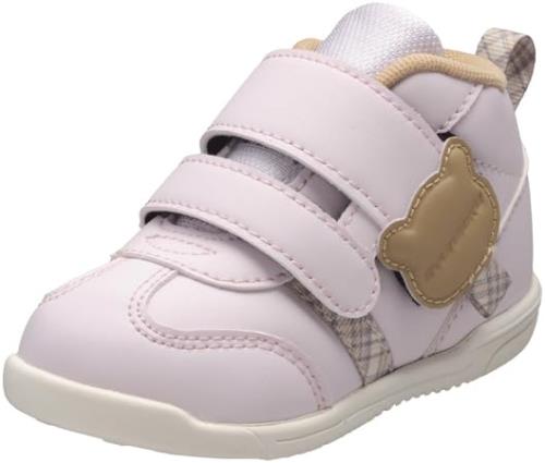 [シュンソク] ベビーシューズ スニーカー 幅広 軽量 足育 脳トレ 12~15cm 男の子 女の子 SJB 1620 ラベンダー 13.5 cm 3E