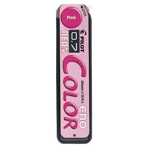 パイロット カラーシャープペン芯 ネオックス カラーイーノ 0.7 ピンク 10個 HRF7C-2S10P