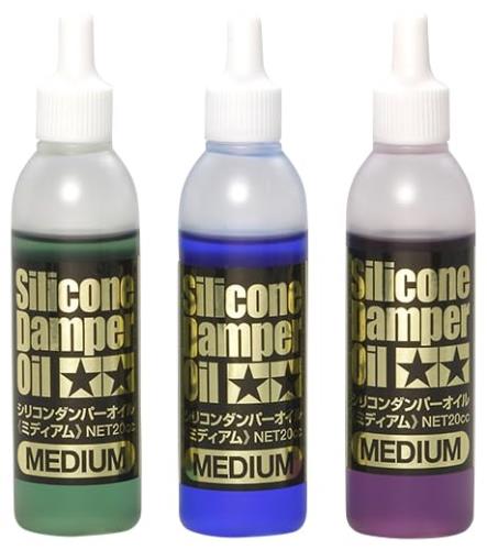タミヤ ホップアップオプションズ No.444 OP.444 シリコンダンパーオイル ミディアム グリーン ブルー パープル 3本セット 53444