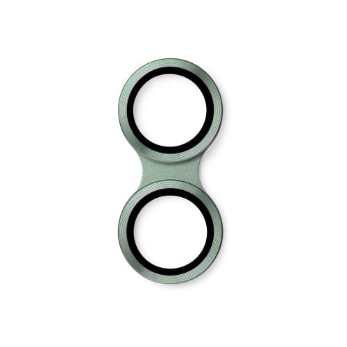 ケンコー(Kenko) iPhone用アクセサリ スマートフォンレンズプロテクター for iPhone 16 / 16Plus グリーン 強化ガラスカラーアルミニウムフレーム 透過率95%以上 硬度9H 撥水・撥油コーティング 802933