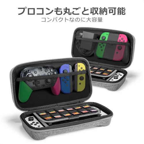 Nintendo Switch ͭ��EL��ǥ��б� tomtoc �����å� ���ѥ����� �ץ������Ǽ �������� �����󥰥����� �ϡ��ɥݡ��� ������ �ץ�����ȥ����顼 �����५���ɼ�Ǽ ���������꡼�ݡ��� ���졼