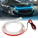 Catland テープライト LED アイスブルー LEDテープ ランプ 車 12V イルミネーション グリルランプ デイライト LEDライト 極薄型 防水 シリコン 取付簡単 汎用品 150CM(2)