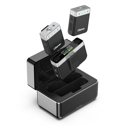 Ulanzi U-Mic �磻��쥹�ޥ��� �ԥ�ޥ��� ��٥ꥢ�ޥ��� 200M������Υ 2.4GHz 20���֥Хåƥ꡼��ư ���Ĥβ������ϥ⡼�� �Υ�������...