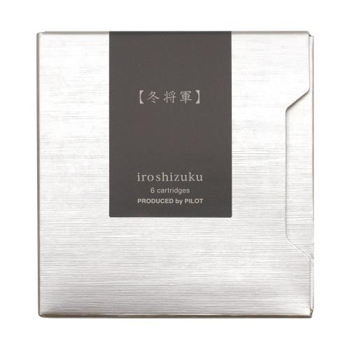 万年筆カートリッジ 色彩雫/iroshizuku 6本入冬将軍 IRF-6S-FS