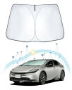 RUIYAトヨタ新型 プリウス 60系 5代目 車用サンシェード コンパクト収納サンシェード 日差しカットプリウス 60系 サンシェード フロントガラス 日よけ...