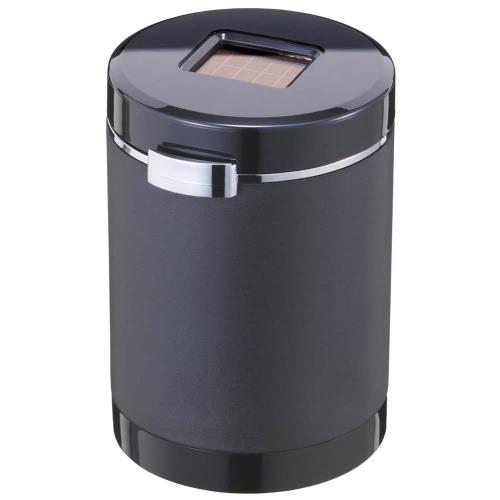 ナポレックス(Napolex) Fizz 車用LED付灰皿 センサーイルミアッシュ 電池交換不要 ソーラーバッテリー 広口設計 ワンタッチオープンタイプ 光センサー内蔵 自動点灯 ボトルサイズ 簡単一発消化 Fizz-882