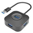 BENFEI USB 3.0 ハブ 4 ポート USB A スプリッタ...(2)