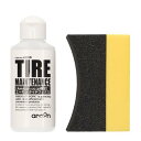 エーモン(amon) タイヤワックス 自動車用 ツヤ出し 水性 塗布用スポンジ付属 100ml 4995