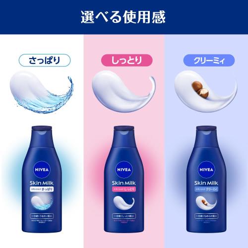 ニベア スキンミルク しっとり ポンプつめかえ用 290g 高保湿 ボディクリーム ボディミルク fidela-10344419 FIDELA サンプル画像2