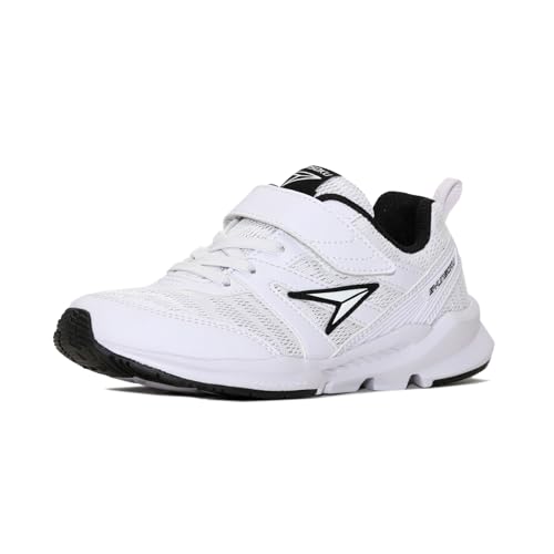 [シュンソク] スニーカー キッズ 男の子 女の子 子供靴 幅広 軽量 15~25cm 3E 2E SJJ 6380 6390 6400 6410 6420 9570 ホワイト/ブラック 20.0 cm