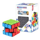 Findbetter 積み木キューブ ブロックキューブ 積み木 リムーバブルの表面の色のブロック 3x3x3 回転スムーズ 立体パズル building blocks cube ブロック着脱可能(3)