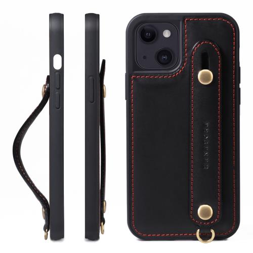 HANATORA iPhone15  ܳ Ѿ׷ ̥٥ ȥåץ ޥۥ ޥ ɵǽ ɥۥ 饹ե դ ɥ쥶 ե ֥å GH-15-Black-m