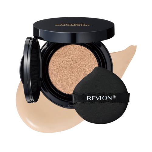 リニューアル レブロン カラーステイ ロングウェア UV クッション ファンデーション 001 ポーセリン SPF50+ PA++++ 12.5mL クッションファンデ くずれない ツヤ肌 カバー力 透明感 保湿 毛穴 美白 崩れにくい