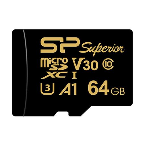 シリコンパワー 高耐久microSD カード 64GB class10 UHS-1 U3 V30 A1 4K対応 繰り返し録画 ドラレコ 監視カメラ SP064GBSTXDV3V1HSP