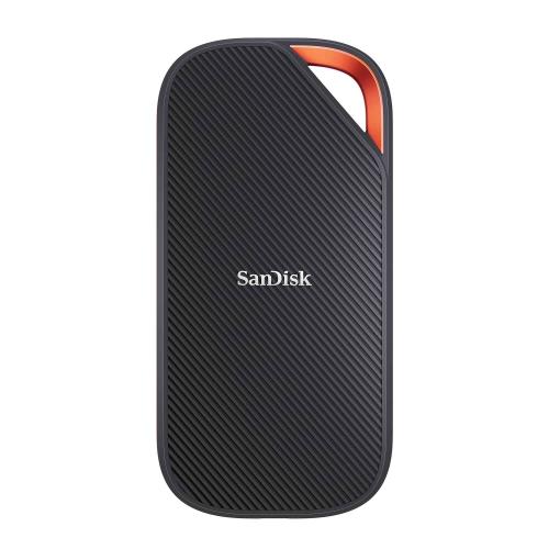 SanDisk SSD 外付け 2TB USB4 読出最大3800MB/秒 防滴防塵 SDSSDE82-2T00-GH25 エクストリーム プロ ポータブルSSD V2 Win Mac PS5 エコパッケージ 5年保証