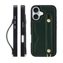 HANATORA 16Plus ケース 本革 耐衝撃 背面ベルト ストラップリング スマホケース スマホ スタンド機能 ネックストラップ 付き イタリアンレザー...