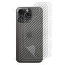 SeGinn 3枚セットiPhone 16 Pro Max 対応 背面フィルム 炭素繊維素材 フィルム 柔らかい 背面保護 スクラッチ防止 超薄 気泡なし 指紋...