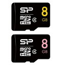 シリコンパワー microSDカード 8GBx2枚セット Class4...(2)