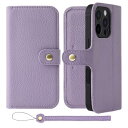 HANATORA iPhone16Pro ケース 手帳型 本革 スマホケース スマホ スタンド ストラップ 付き シュリンクカーフレザー ギフト ベルトあり マグネットなし パープル H1SPB-16Pro-Purple 父の日ギフト 父の日 ギフト 誕生日 人気商品 お父さん 服 30代 40代 50代 60代 70代