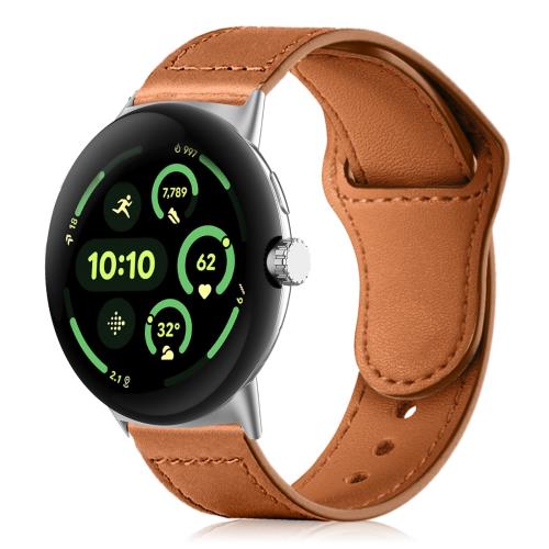 [SeGinn] Leather Band for Google Pixel Watch 3 45mm - Leather Band for Pixel Watch 3 45mm - High-Quality Business Lightweight Band - Adjustable Size - Compatible with Google Pixel Watch 3 45mm - Replacement Band