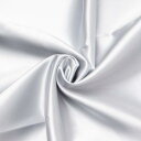 東レ シルック サテン 生地 約122cm×1mカット Col.31 シルバー系 T880-1