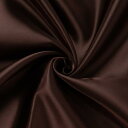 東レ シルック サテン 生地 約122cm×2mカット Col.37 ブラウン系 T880-2