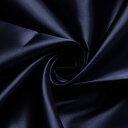 東レ シルック サテン 生地 約122cm×2mカット Col.90 ネイビー系 T880-2