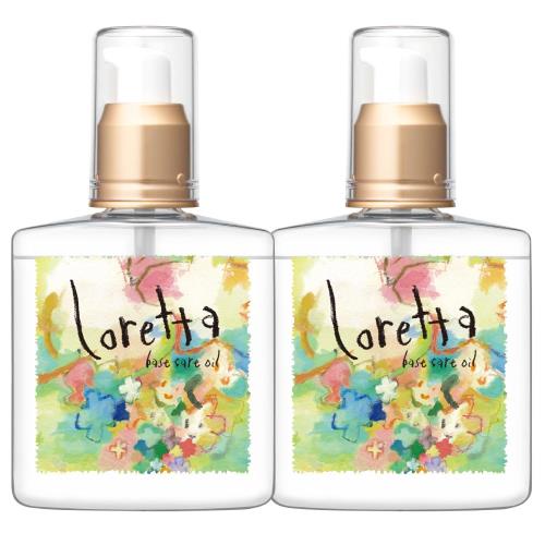 ロレッタ ベースケアオイル 120mL×2個セット [ローズの香り ヘアケア ヘアオイル 洗い流さないトリート..