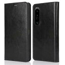 Xperia 1 VI ケース 手帳型 マグネット無し 耐衝撃 Xperia 1 VI SO-51E docomo SOG13 au SoftBank A401SO SIMフリー 楽天モバイル 全対応 手帳ケース ソニー エクスぺリア1VI カバー Xperia1 6 携帯ケース 適用 case iCoverCase マグネットなし 光沢加工 牛革 レザー 財布型