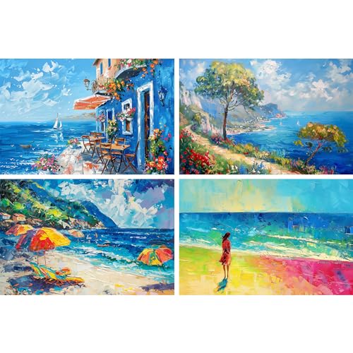 海の波 パステル画 Amazon.co.jp: FINGERINSPIRE 波 海底 絵画 大型ステンシル 8.3