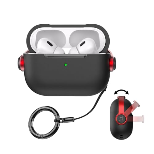 HEIGKOIK AirPods Pro2 ������ ���å��դ� AirPods Pro ��2���� ������ 2023/2022 �� TPU �ݸ���� LED�Ļ�...