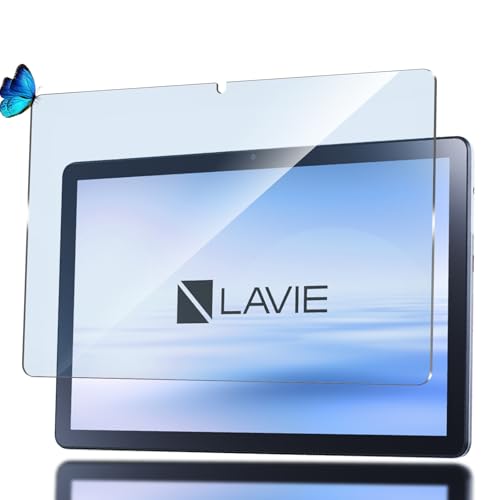 ブルーライトカット 93% 1枚入りLAVIE Tab T10 T1055/EAS 用のガラスフィルム 目の疲れ軽減 液晶保護 フィルム TAB10/F02 10.1インチ 用の保護シート 保護ガラス 硬度9H/貼り付け簡単/超薄飛散防止/気泡防止/指紋防止/高感度タッチ