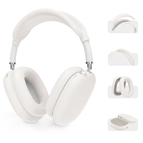 AHASTYLE AirPods Maxヘッドホン用シリコンケースカバー  傷防止イヤーパッドカバー/イヤーカップカバー/ヘッドバンドパッド/ヘッドバンドカバー Airpods Max用アクセサリー Apple AirPods Max用ソフトケース