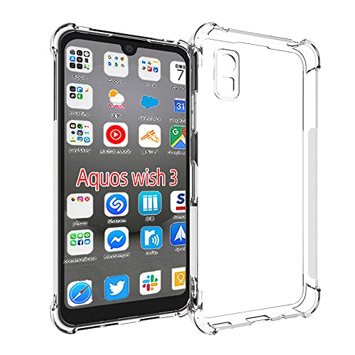 ☑対応機種AQUOS wish3 用の設計,ご購入前に機種をご確認ください。 ☑衝撃吸収 ゴムやシリコンのように柔らかいTPU素材使用！！本体に完全フィットし、全体を包み込むデザイン。 大切なを落下時の衝撃や傷など、あらゆるダメージからしっ...