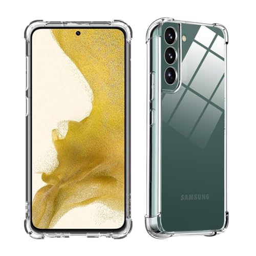 Wekrsu 対応 Galaxy S22 SC-51C SCG13 ケース galaxy s22 軽量 ケース クリア 米軍MIL規格取得 四隅强化保護/カメラ保護 ギャラクシーS22 TPU カバー