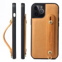 HANATORA iPhone13ProMax ケース 本革 耐衝撃 背面ベルト ストラップリング スマホケース スマホ スタンド機能 コードホルダー ガラスフィルム 付き オイルドレザー ギフト ナチュラル GH-13ProMax-Natural-m