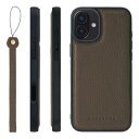 HANATORA iPhone16Plus ケース 本革 耐衝撃 バンパー型 スマホケース スマホ ストラップ 付き シュリンクレザー ギフト トープ SPGG...