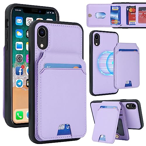 Cavor iPhoneXR 手帳型ケース iPhoneX スマホケースiPhoneXR 分離型手帳 ケース iPhone10R カード収納 二合一 MageSafe MageSafe 対応 スマホケース 可分離iPhoneXR 財布型 カバー MageSafe wallet 両用 2way 内蔵マグネットカード収納 横置 Qi急速充電対応ピンク