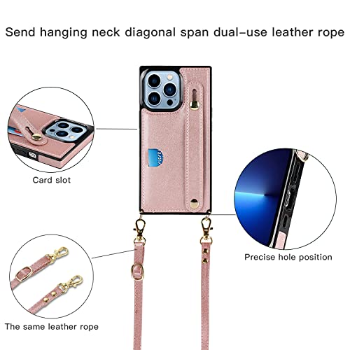 Cavor iPhone15 Pro 手帳型 スマホ ケース iPhone15 Pro 適用 肩掛け 首かけ 斜めがけショルダー ケースiPhone15 Pro 財布型 ケース iPhone15 Pro カバー iPhone15 Pro カード収納 iPhone15 Pro 携帯 カバー スタンド機能 Qi ワイヤレス充電ストラップ付きカード入れ 横置き