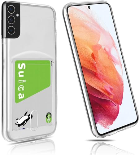 Rakuten - Cavor Galaxy S24 SC-51E SCG25 ケース クリア SC-51E ケース Galaxy S24 ケースカード収納 Galaxy S24 TPU ケース Galaxy S24 財布型カバー 薄型 透明TPU 指紋防止 ・