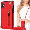 iPhone XS Max 対応 スマホ ケース iphonexs max ケース 肩掛け 首かけ 斜めがけ ショルダー iPhone XS Max 財布型 ケース iPhone XS Max case iPhone XS Max カード収納 ケースアイホン XS Max 手帳型ケース上下開 Cavor iPhone XS Max 携帯 スマホ対応バッグ ステント機能
