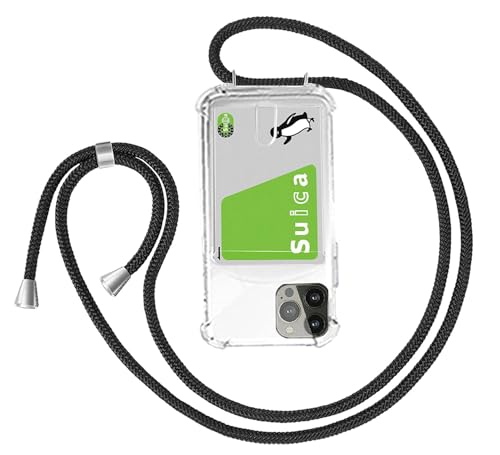 Cavor iPhone15 Pro Maxスマホ 携帯 用 ケース ショルダー クロスボディ肩掛け 首かけ 斜めがけ ショルダー ケース iPhone15pro max専用カバーストラップ付き 薄型 iPhone15 ProMaxカード収納iPhone15Pro Max tpuカバー 携帯カバー 防水1.5MM 取り外し可能 指紋防止落下防止