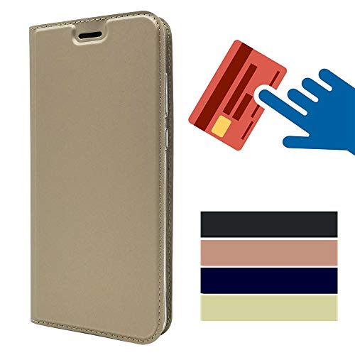 乐天商城 - アローズ Be 4 F-41Aケース 手帳型 Fujitsu Arrows Be4スマホケース F-41A Arrows Be4携帯カバー F-41Aケース 手帳型Jaorty内蔵マグネット カードポケット スタンド機能 PUレザー 防塵 軽量 超薄型 耐摩擦 人気 選べる4色-ゴールド