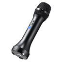 サンワダイレクト 拡声器 マイク 小型 スピーカー&マイク一体型 Bluetooth対応 15W 軽量 300g ストラップ付 充電式 400-SP111