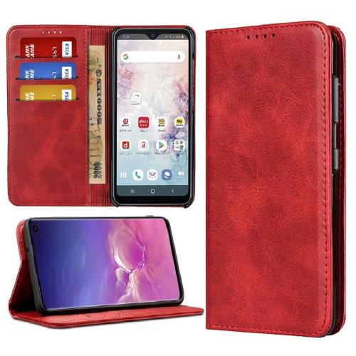 AQUOS sense9 SH-53E SHG14 SH-M29 ケース 手帳型 センス9 財布型 カバー アクオス Sense9 SH-53E 手帳型ケース sense 9 SHG14 SH-M29スマホケース内蔵マグネットPU皮革 財布型 カード収納 スタンド機能-レッド