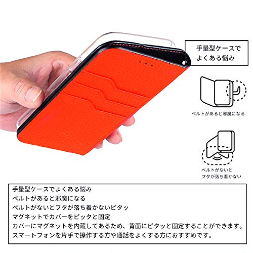 レザー アイフォンXS ケース 本革 iphone XSスマホケース カードポケット Jaorty 内蔵マグネットカードホルダ付き 本革 カバー iphoneXケース 手帳型 スタンド機能 超薄型 人気 おしゃれ-ネイビー
